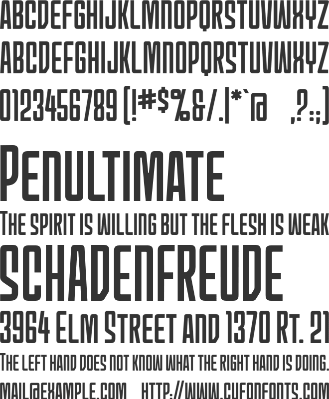 MechEffects1 BB font preview