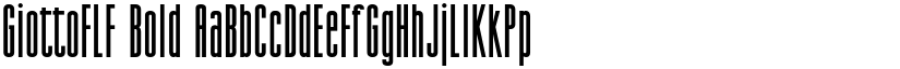 GiottoFLF Bold font