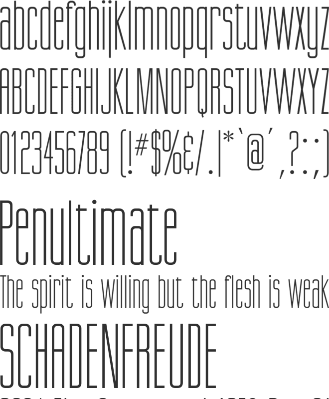 GiottoFLF font preview