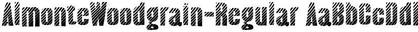 AlmonteWoodgrain-Regular font