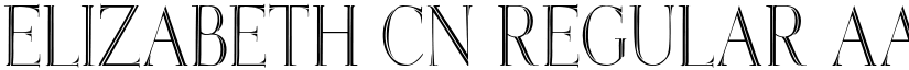 Elizabeth Cn Regular font