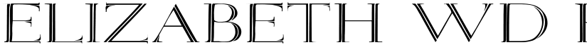 Elizabeth Wd Regular font