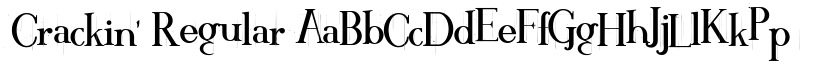 Crackin' Regular font