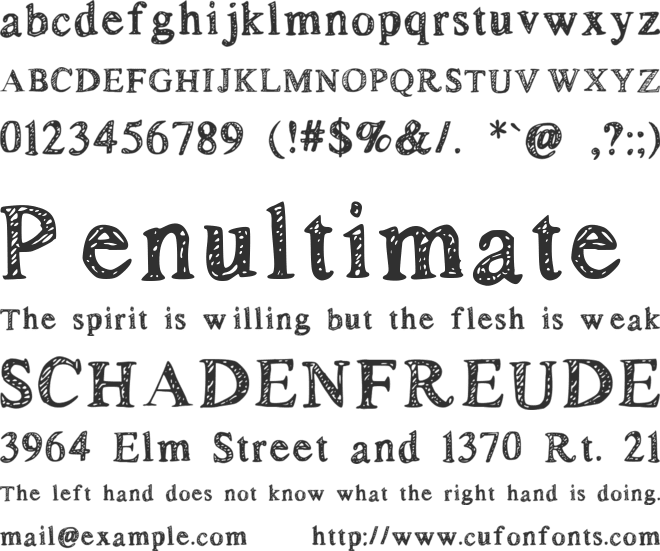 bread and circus font preview