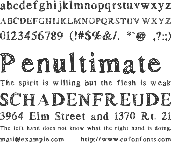 bread and circus font preview