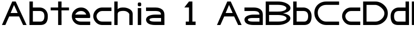 Abtechia 1 font