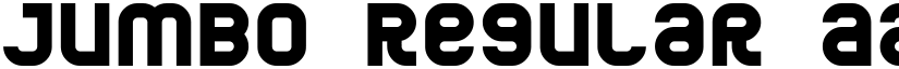 Jumbo Regular font