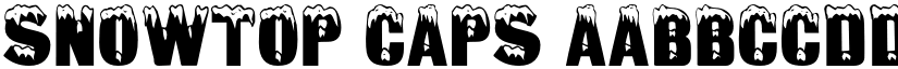 Snowtop Caps font