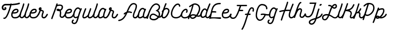 Teller font download