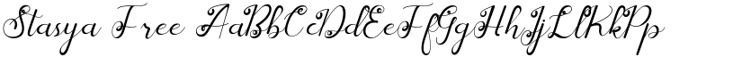 Stasya Free font