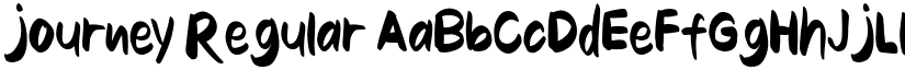 journey Regular font