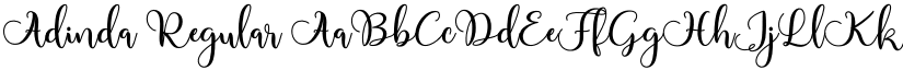 Adinda Regular font