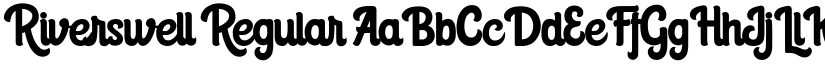 Riverswell Regular font