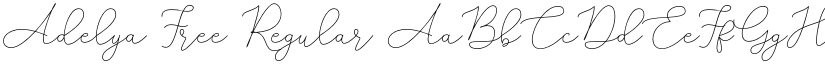 Adelya Free Regular font