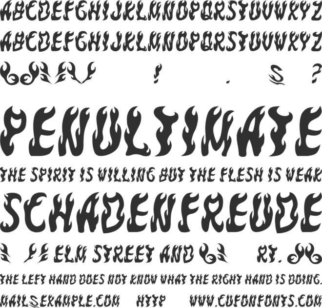 Yaki Goma font preview