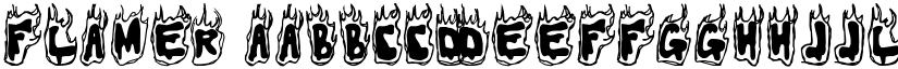Flamer font