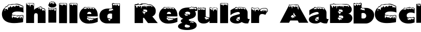 Chilled Regular font