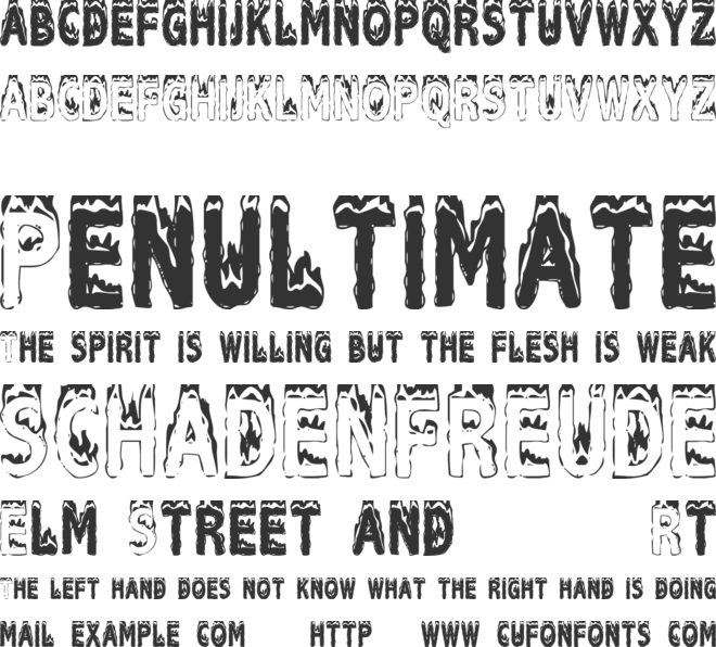 Plastic Explosive font preview