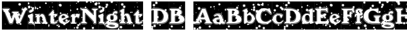 WinterNight DB font