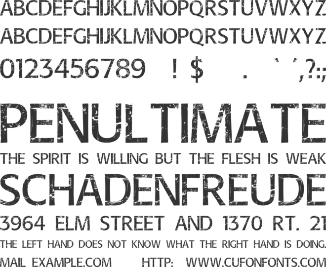 Overhaul font preview