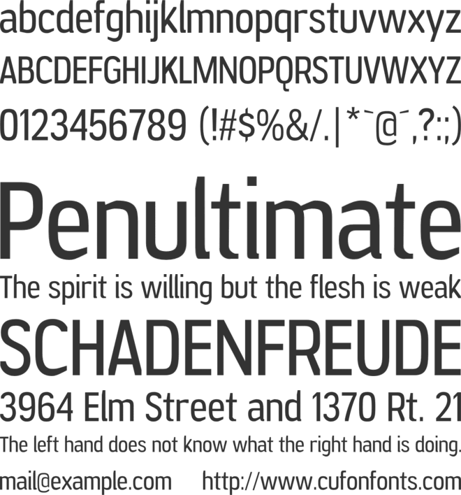 Jesaya Free font preview