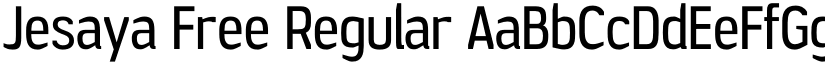 Jesaya Free Regular font