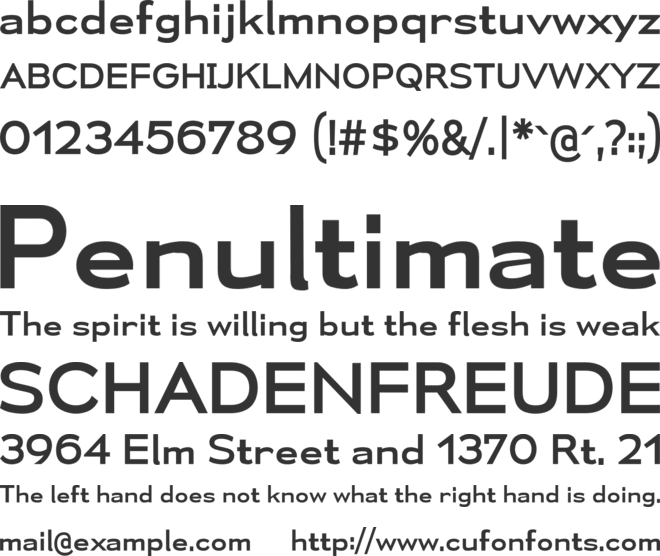 Yamaxanadu font preview