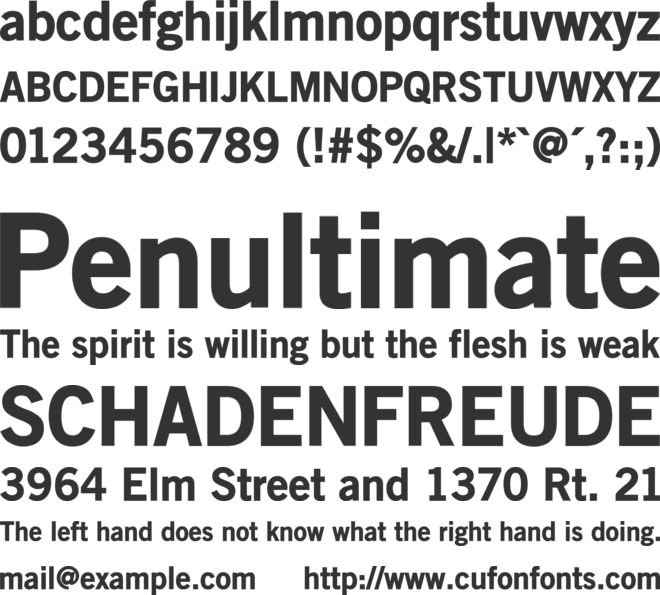 OldSansBlack font preview