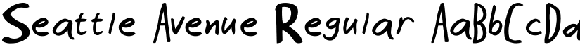 Seattle Avenue Regular font