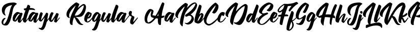 Jatayu Regular font