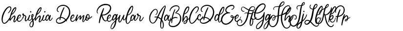 Cherishia Demo Regular font