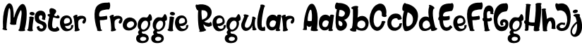 Mister Froggie Regular font