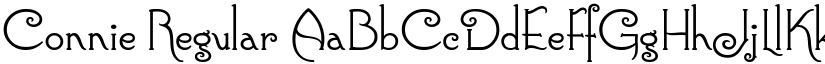 Connie Regular font