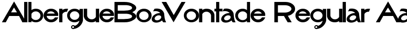 AlbergueBoaVontade Regular font