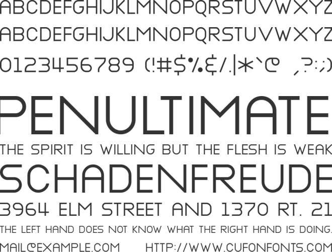 Nottke font preview
