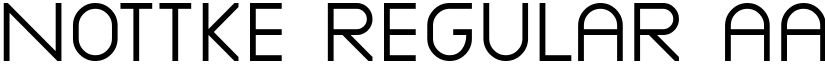 Nottke Regular font