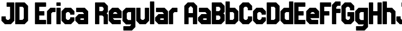 JD Erica Regular font