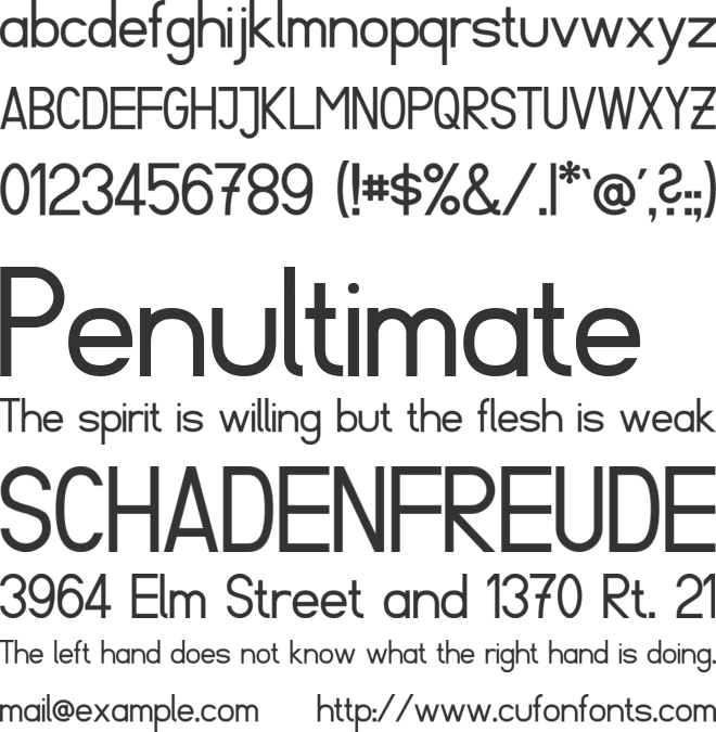 Fibel Sued font preview