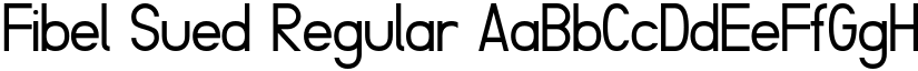 Fibel Sued Regular font