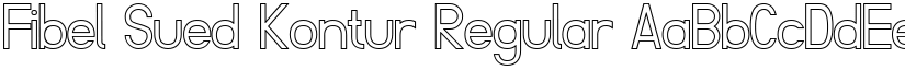 Fibel Sued Kontur Regular font