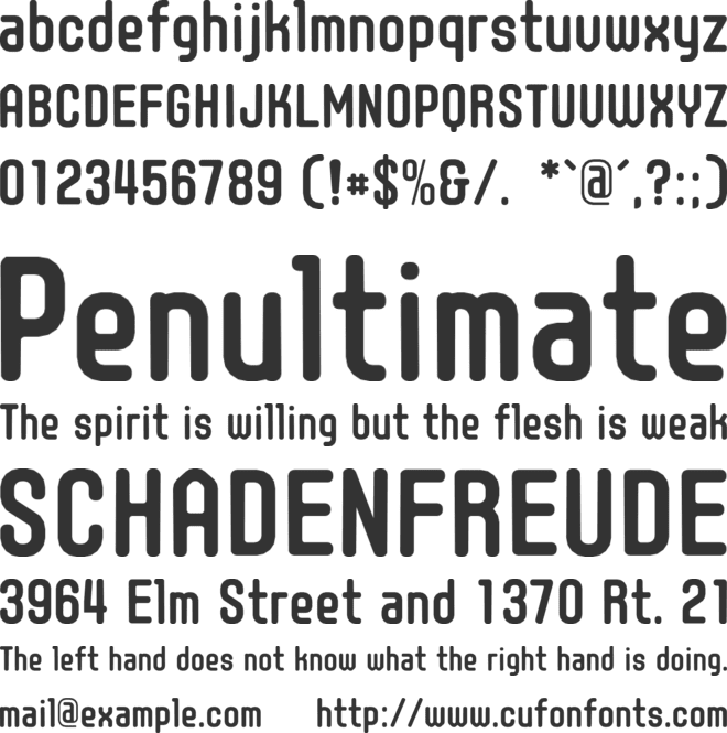 Circle20 font preview