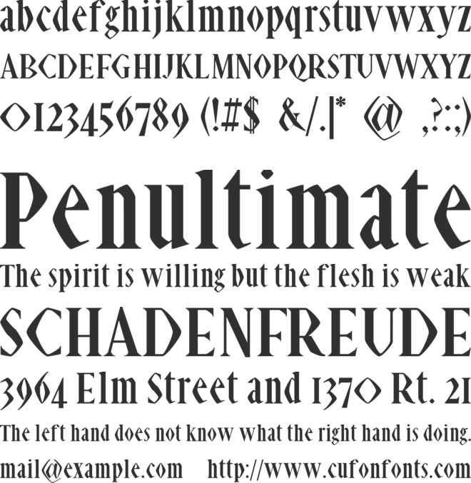 Abell Black font preview