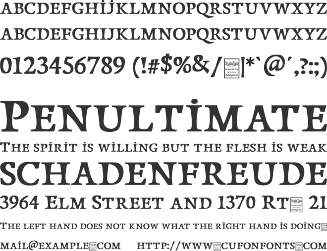 Papillons font preview