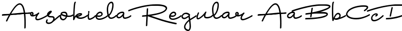 Arsokiela Regular font