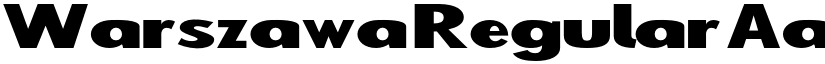 Warszawa Regular font