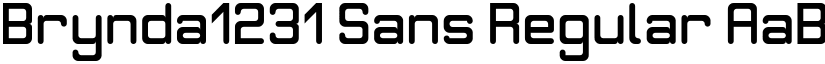 Brynda1231 Sans Regular font
