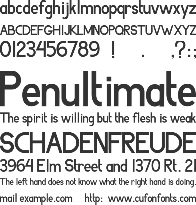 Agoestoesan font preview