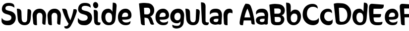 SunnySide Regular font