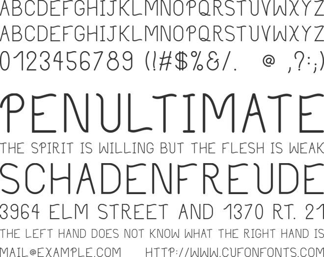 Philippine font preview