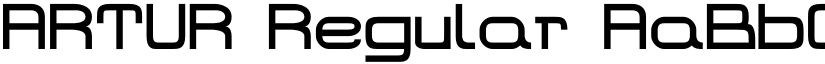ARTUR Regular font